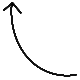 black arrow showing social media icons