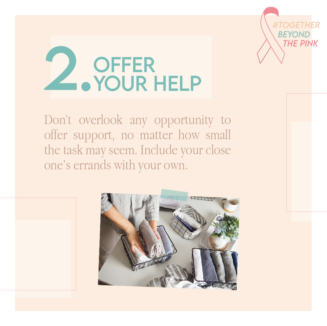 2. Offer your help