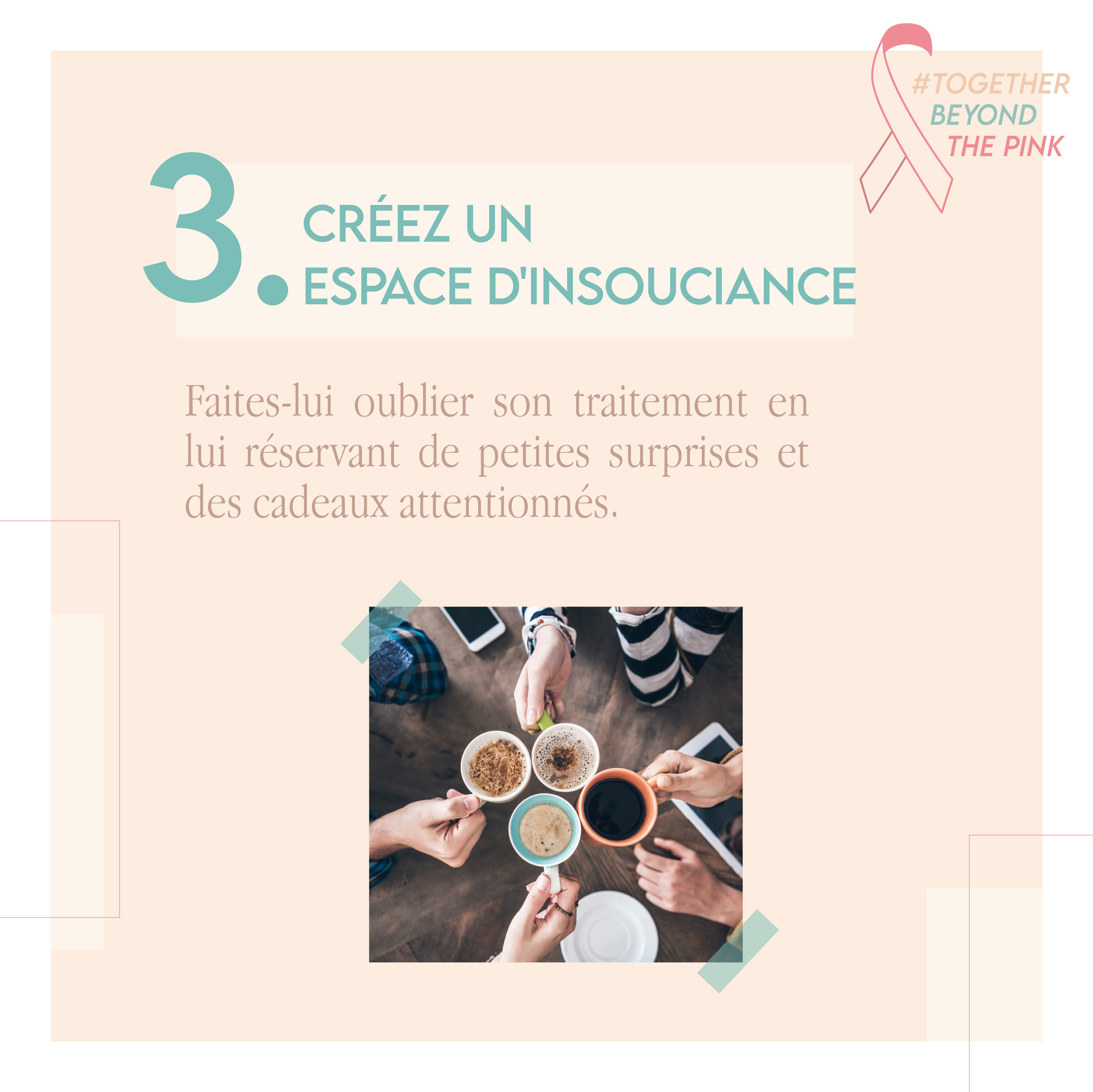 3. Créez un espace d'insouciance