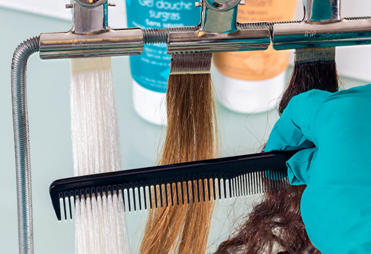 Close up on hair - Pierre Fabre expertise and knowledge about hair