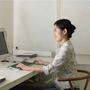 Homme teletravail